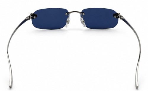 Cartier CT0494O with Custom Lens - 002 - 55 Okulary przeciwsłoneczne Srebrny Zaokrąglony