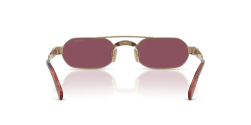 MIU MIU MU B52S - 7OE30Y - 52 Okulary przeciwsłoneczne Brąz Owalny