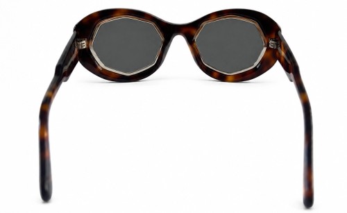 Marni P6P Marni Mount Bromo - 55 Okulary przeciwsłoneczne Havanna Owalny