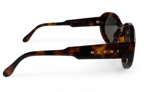 Marni P6P Marni Mount Bromo - 55 Okulary przeciwsłoneczne Havanna Owalny