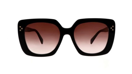 Celine CL40218U - 01F - 55 Okulary przeciwsłoneczne Czarny Kanciaste