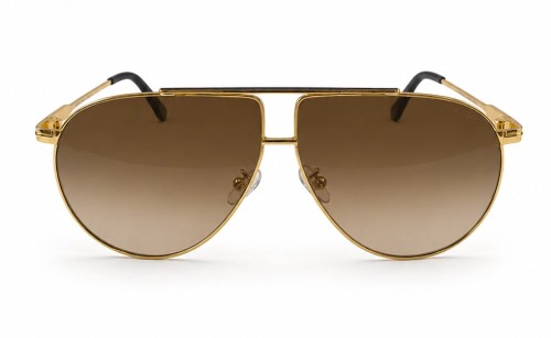Tom Ford FT0825 RILEY-02 - 28B - 61 Okulary przeciwsłoneczne Złoty Pilotki (aviator)