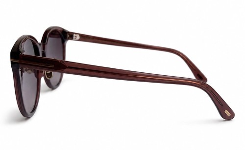 Tom Ford FT1134-K ECO - 45B - 55 Okulary przeciwsłoneczne Brązowy Zaokrąglony