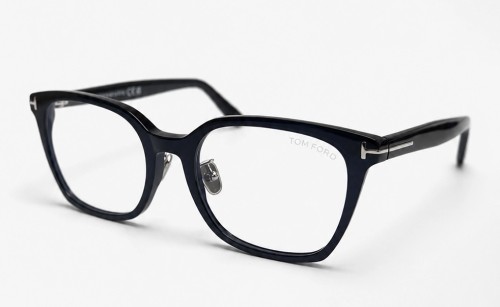 Tom Ford - Oprawki korekcyjne - TF6103-D-B ECO - 001 - 53 - Z SOCZEWKAMI Z FILTREM ŚWIATŁA NIEBIESKO-FIOLETOWEGO