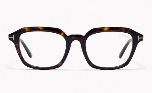 Tom Ford TF6148-D-B - 052 - 53 - Z SOCZEWKAMI Z FILTREM ŚWIATŁA NIEBIESKO-FIOLETOWEGO Oprawki korekcyjne Kanciaste