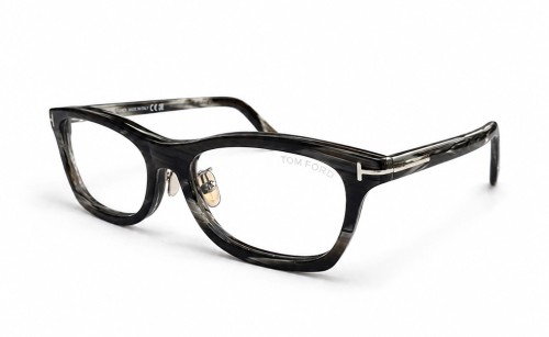 Tom Ford - Oprawki korekcyjne - TF6074-D-B ECO - 062 - 53 - Z SOCZEWKAMI Z FILTREM ŚWIATŁA NIEBIESKO-FIOLETOWEGO