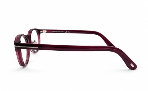 Tom Ford TF6075-D-B ECO - 069 - 50 - Z SOCZEWKAMI Z FILTREM ŚWIATŁA NIEBIESKO-FIOLETOWEGO Oprawki korekcyjne Owalny