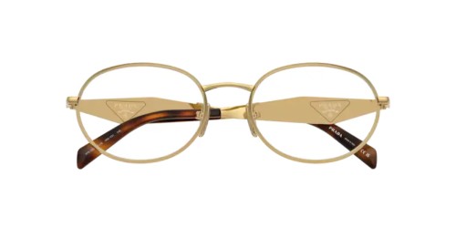PRADA PR D53VD - 5AK1O1 - 54 Oprawki korekcyjne Złoty Owalny