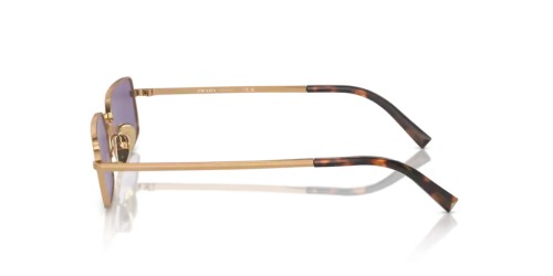 PRADA PR A60S - 7OE01O - 59 Okulary przeciwsłoneczne Brąz Prostokątny