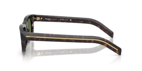 PRADA PR B11S - 17N20G - 57 - Z SOCZEWKAMI POLARYZACYJNYMI Okulary przeciwsłoneczne Prostokątny