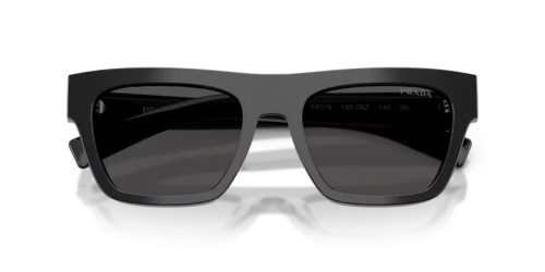 PRADA PR C03S - 16K08Z - 54 Okulary przeciwsłoneczne Czarny Prostokątny
