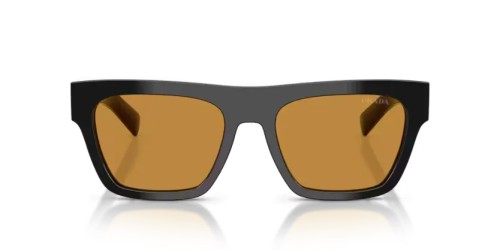 PRADA PR C03S - 16K50P - 54 Okulary przeciwsłoneczne Czarny Prostokątny
