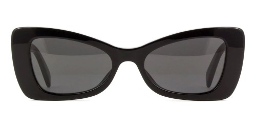 Celine CL40236I - 01A - 54 Okulary przeciwsłoneczne Czarny Kocie oczy