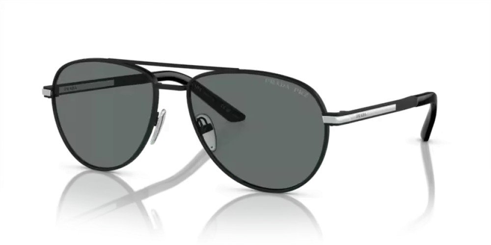 PRADA PR A54S - 1BO5Z1 - 60 - Z SOCZEWKAMI POLARYZACYJNYMI Okulary przeciwsłoneczne Pilotki (aviator)