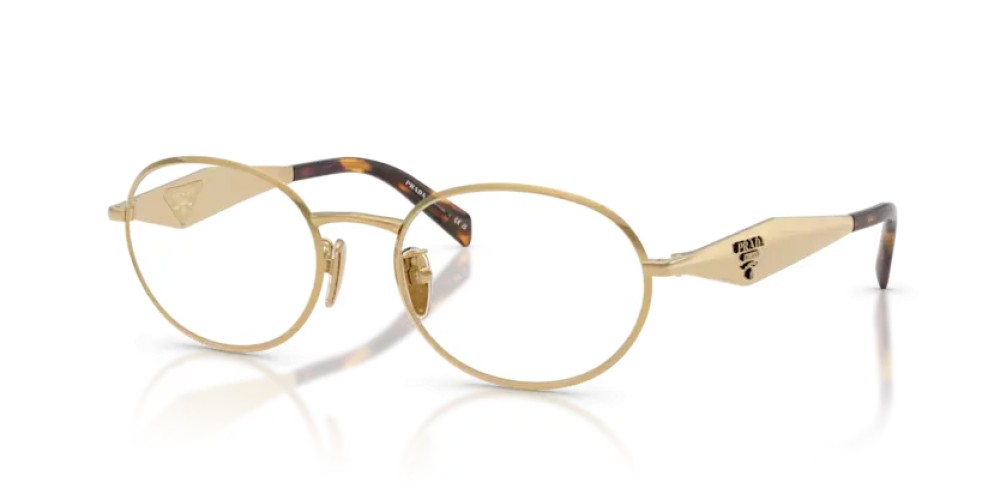 PRADA PR D53VD - 24J1O1 - 54 Oprawki korekcyjne Złoty Owalny