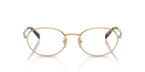 PRADA PR D53VD - 24J1O1 - 54 Oprawki korekcyjne Złoty Owalny