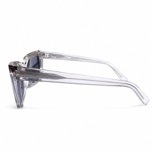 Saint Laurent SL554 - 004 - 54 Okulary przeciwsłoneczne Przezroczysty Kanciaste
