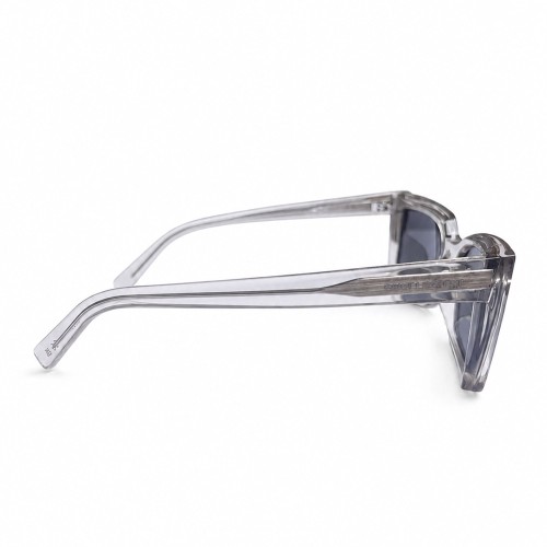 Saint Laurent SL554 - 004 - 54 Okulary przeciwsłoneczne Przezroczysty Kanciaste