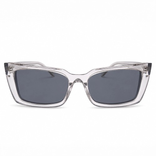 Saint Laurent SL554 - 004 - 54 Okulary przeciwsłoneczne Przezroczysty Kanciaste