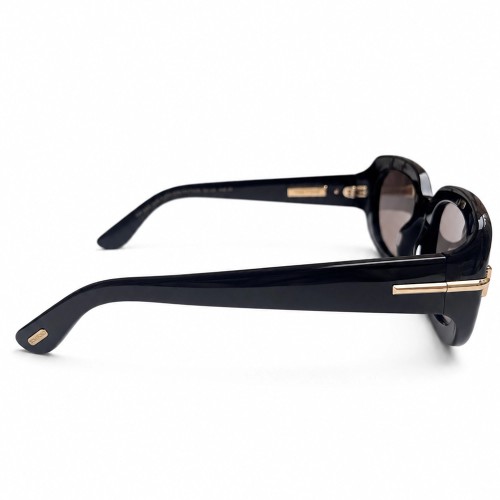 Tom Ford FT1253 ICON COLLECTION - 01A - 54 Okulary przeciwsłoneczne Czarny Kanciaste