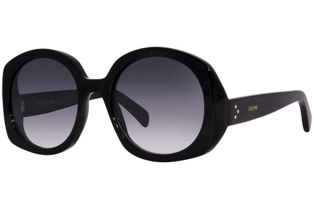 Celine CL40242I - 01B - 53 Okulary przeciwsłoneczne Czarny Okrągły