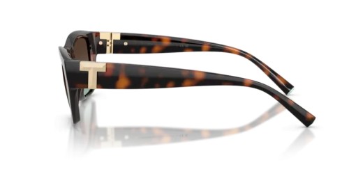 TIFFANY & CO. TF4255U - 80155D - 56 Okulary przeciwsłoneczne Havanna Prostokątny