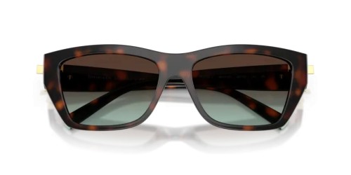 TIFFANY & CO. TF4255U - 80155D - 56 Okulary przeciwsłoneczne Havanna Prostokątny