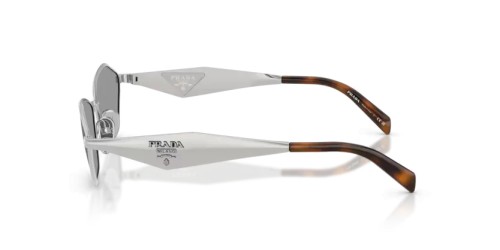 PRADA PR D50S - 1BC50Q - 57 Okulary przeciwsłoneczne Srebrny