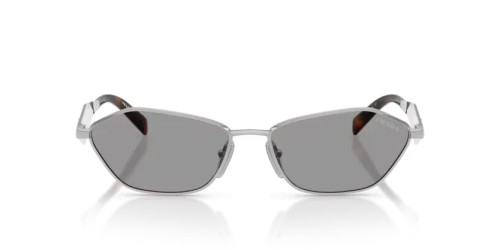 PRADA PR D50S - 1BC50Q - 57 Okulary przeciwsłoneczne Srebrny