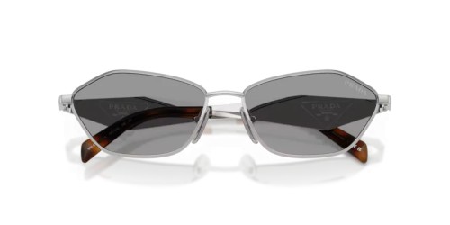 PRADA PR D50S - 1BC50Q - 57 Okulary przeciwsłoneczne Srebrny