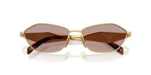 PRADA PR D50S - 5AK20I - 57 Okulary przeciwsłoneczne Złoty