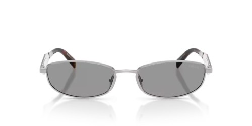 PRADA PR D51S - 1BC50Q - 55 Okulary przeciwsłoneczne Srebrny Owalny