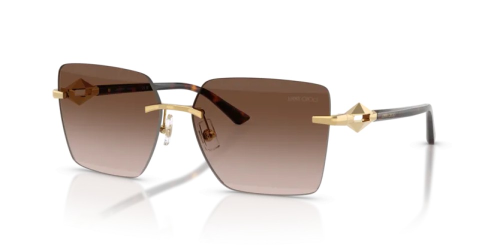 Jimmy Choo JC4018 - 302313 - 59 Okulary przeciwsłoneczne Złoty Kanciaste