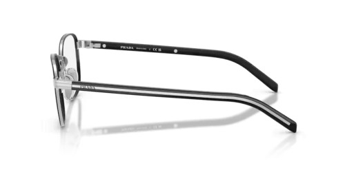 PRADA PR D50V - 1BC1O1 - 50 Oprawki korekcyjne Srebrny / czarny Phantos