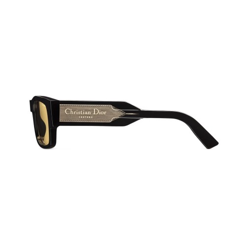 Dior CHRISTIAN DIOR LABEL S1I - 13H0 - 54 Okulary przeciwsłoneczne Czarny Prostokątny
