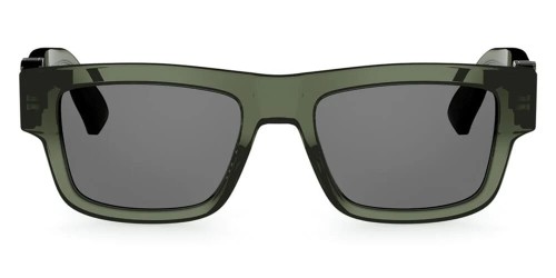Dior DIOR OBLIQUE S3F - 55A0 - 55 Okulary przeciwsłoneczne Zielony Kanciaste