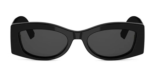 Dior DIOROMBRE S1I - 10A0 - 53 Okulary przeciwsłoneczne Czarny Geometryczny