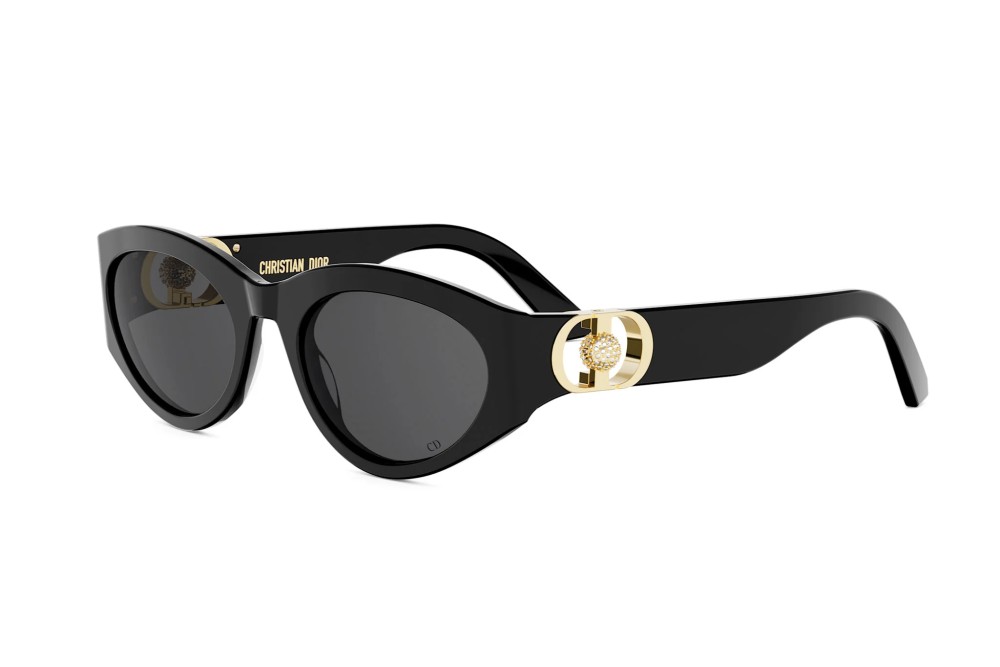 Dior 30MONTAIGNE B7I - 10A0 - 54 Okulary przeciwsłoneczne Czarny Owalny