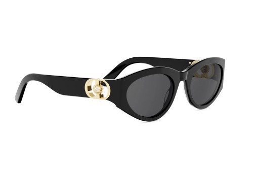 Dior 30MONTAIGNE B7I - 10A0 - 54 Okulary przeciwsłoneczne Czarny Owalny