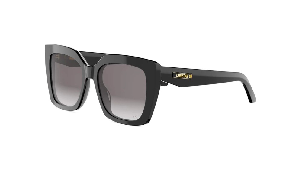 Dior CDIOR S5I - 10A1 - 55 Okulary przeciwsłoneczne Czarny Kwadratowy