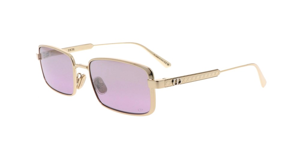 Dior DIORCANNAGE S2U - C0G6 - 55 Okulary przeciwsłoneczne Złoty Prostokątny