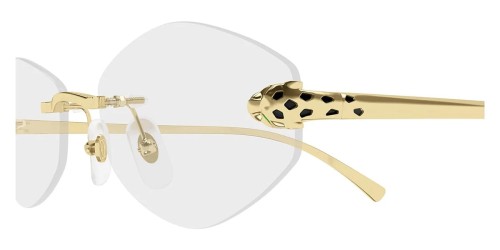 Cartier CT0637O - 001 - 56 Oprawki korekcyjne Złoty Geometryczny