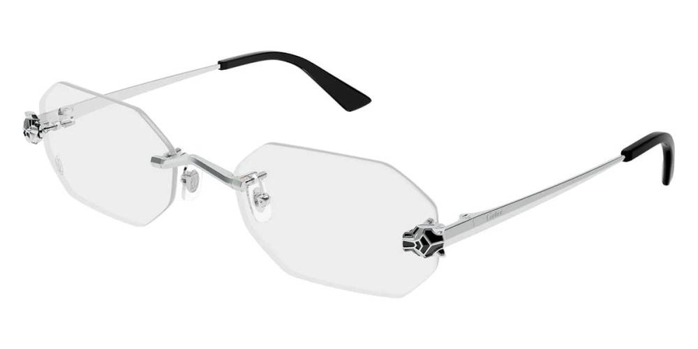 Cartier CT0599O - 002 - 56 Oprawki korekcyjne Srebrny Prostokątny
