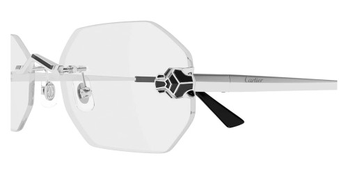 Cartier CT0599O - 002 - 56 Oprawki korekcyjne Srebrny Prostokątny