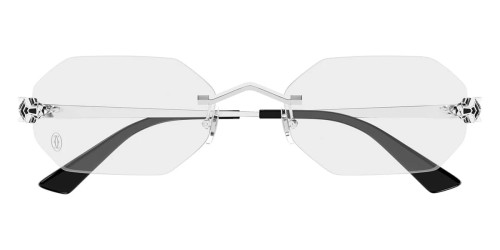 Cartier CT0599O - 002 - 56 Oprawki korekcyjne Srebrny Prostokątny