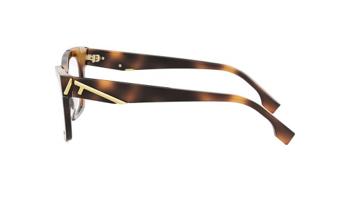 Fendi FE50073I - 053 - 52 Oprawki korekcyjne Havanna Kanciaste