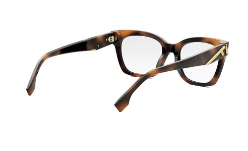 Fendi FE50073I - 053 - 52 Oprawki korekcyjne Havanna Kanciaste