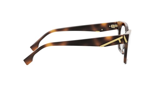 Fendi FE50073I - 053 - 52 Oprawki korekcyjne Havanna Kanciaste