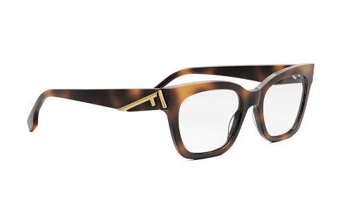 Fendi FE50073I - 053 - 52 Oprawki korekcyjne Havanna Kanciaste