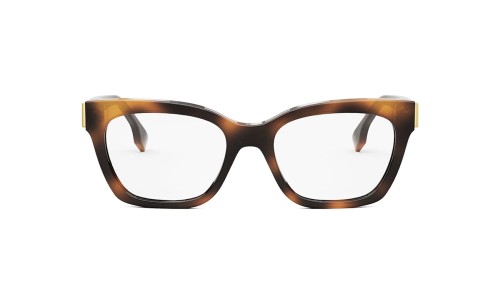 Fendi FE50073I - 053 - 52 Oprawki korekcyjne Havanna Kanciaste